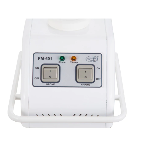 OZONE FACIAL STEAMER WITH FIXED ARM AND ROTATING HEAD